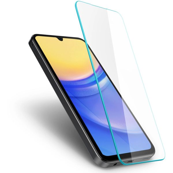 Spigen GLAStR Slim Displayschutzfolie + Applicator 2-pack für das Samsung Galaxy A25 (5G)