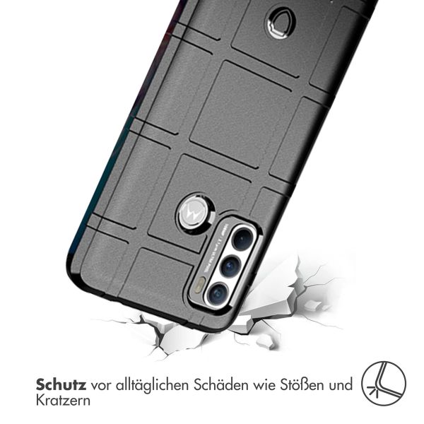 imoshion Rugged Shield Backcover für das Motorola Moto G60 - Schwarz