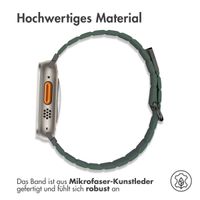 imoshion Magnetlederarmband für das Apple Watch Series 1-10 / SE / Ultra (2) - 42/44/45/46/49 mm - Grün