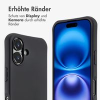 imoshion Color Backcover mit abnehmbarem Handykette und MagSafe Apple iPhone 16 - Schwarz