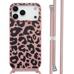 imoshion SilikonHülle design mit Band Apple iPhone 17 Pro Max - Animal Pink