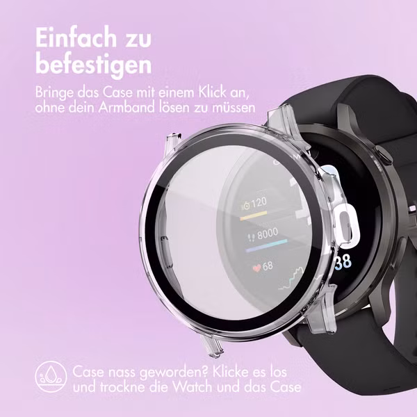imoshion Full Cover Hard Case Garmin Venu 4 - 41 mm - Transparent