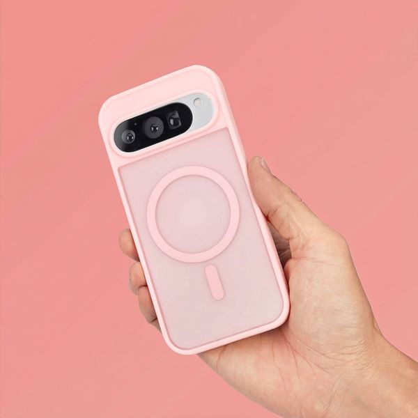 imoshion Color Guard Back Cover mit MagSafe Google Pixel 9 / 9 Pro / 10 / 10 Pro - Hellrosa