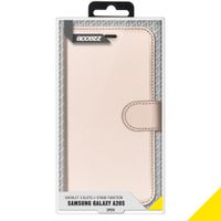 Accezz Wallet TPU Klapphülle Samsung Galaxy A20s - Gold