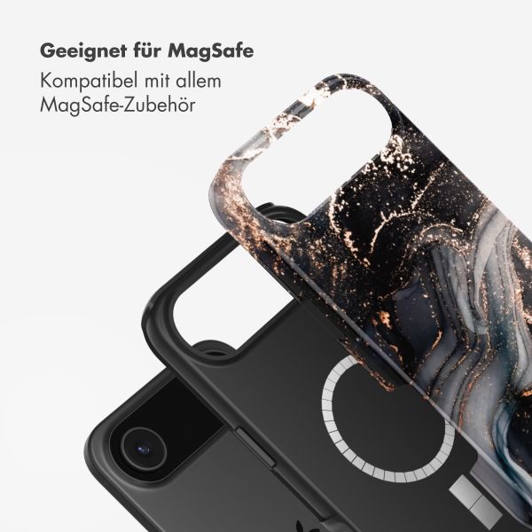 Selencia Vivid Rückabdeckung mit MagSafe Apple iPhone Air - Chic Marble Black
