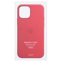 Apple Silikon-Case MagSafe iPhone 12 (Pro) - Red