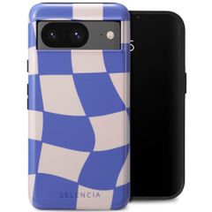 Selencia Vivid Tough Back Cover für das Google Pixel 8 - Groovy Sapphire Blue