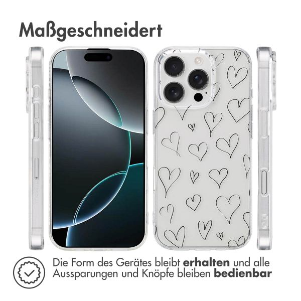 imoshion Design Hülle für das Apple iPhone 16 Pro - Hearts