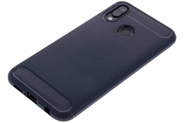 Dunkelblauer Brushed TPU Case Huawei P20 Lite