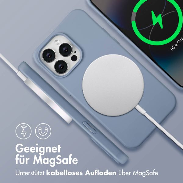 imoshion Color Backcover mit abnehmbarem Handykette und MagSafe Apple iPhone 14 Pro Max - Ash Blue