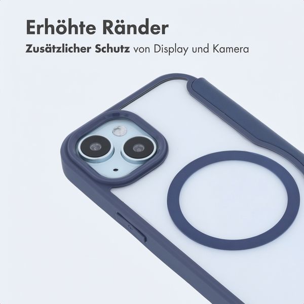 imoshion Transparente Bookcase mit MagSafe Apple iPhone 15 - Blau