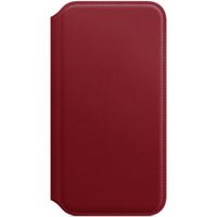 Apple Leather Folio Klapphülle Red für das iPhone X / Xs