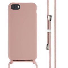 imoshion SilikonHülle mit Band Apple iPhone SE (2022 / 2020) / 8 / 7 - Sand Pink