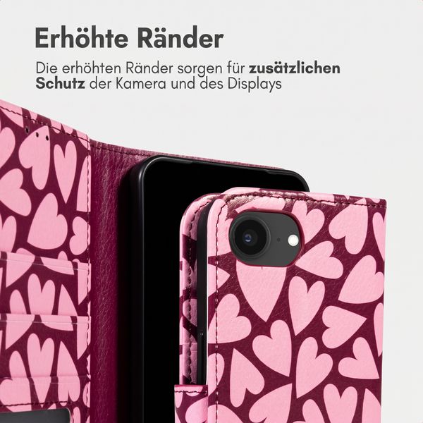 imoshion Design Klapphülle Apple iPhone 17e / 16e - Hearty Blush