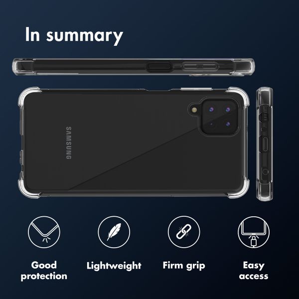 imoshion Shockproof Case für das Samsung Galaxy A12 - Transparent