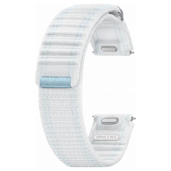 Samsung Original Watch7 Fabric Band für die Galaxy Watch 4 / 5 / 6 / 7 (20 mm) - M/L - Weißer Sand