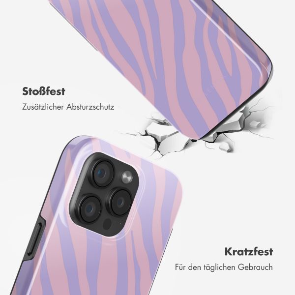 Selencia Vivid Rückabdeckung mit MagSafe Apple iPhone 15 Pro - Zebra Light Pink Lilac