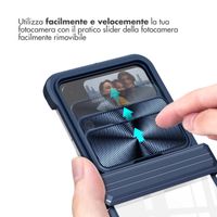 imoshion Back Cover mit Kameraschieber Samsung Galaxy Z Flip 4 - Dunkelblau