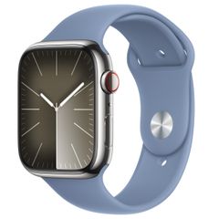 Apple Sport Band für die Apple Watch Series 1 bis 10 / SE / Ultra (2) (44/45/46/49 mm) - Größe M/L - Winter Blue