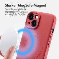 imoshion Color Back Cover mit MagSafe Apple iPhone 15 - Dusty Rose