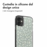 imoshion Design Hülle Apple iPhone 11 - Smoke Green Flowers