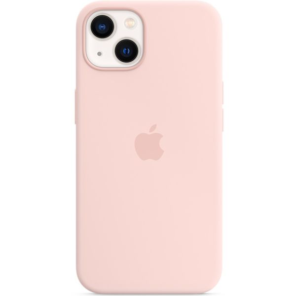 Apple Silikon-Case MagSafe iPhone 13 - Chalk Pink