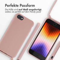imoshion SilikonHülle mit Band Apple iPhone SE (2022 / 2020) / 8 / 7 - Sand Pink