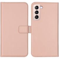 Selencia Echtleder Klapphülle für das Samsung Galaxy S22 Plus - Dusty Pink