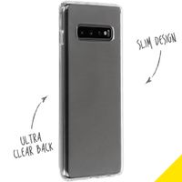 Clear TPU Backcover Samsung Galaxy S10 Plus - Transparent