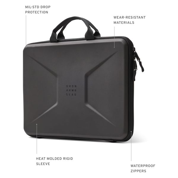 UAG Civilian Shock Laptop Hülle mit Griff 16 Zoll - Large - Schwarz
