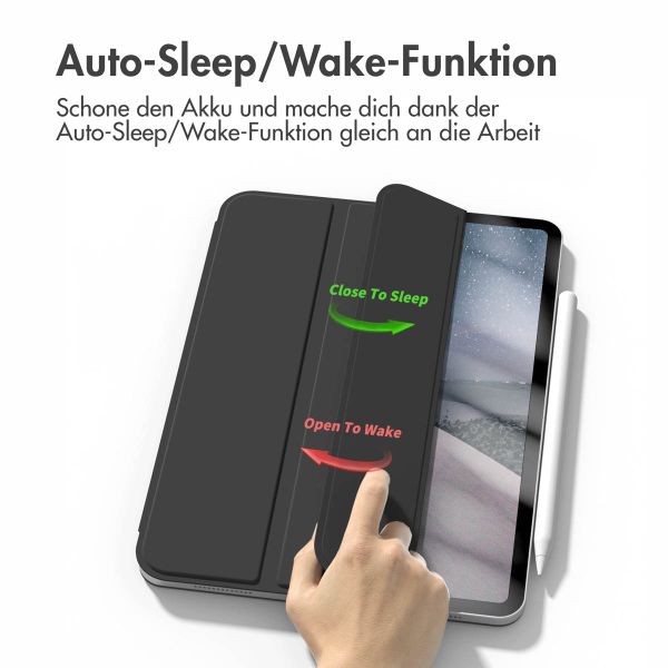 imoshion Magnetic Klapphülle Apple iPad 11 (2025) 11 Zoll A16 / iPad 10 (2022) 10.9 Zoll - Schwarz