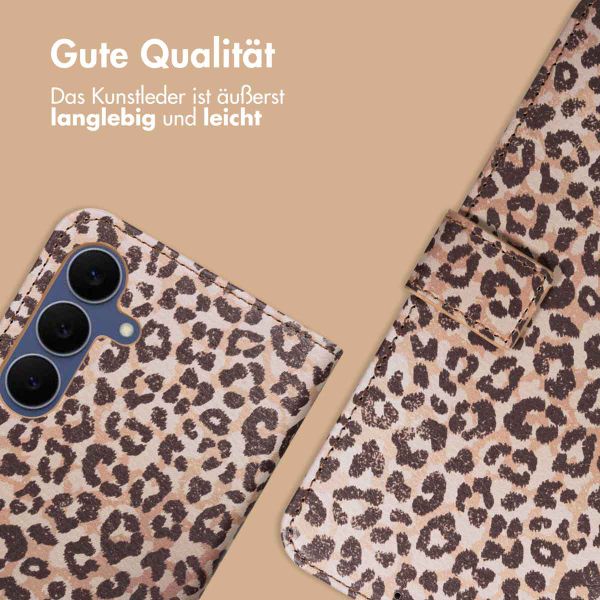 imoshion Design Klapphülle Samsung Galaxy S25 FE - Leopard Mood