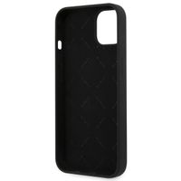 Guess 4G Logo Silicone Back Cover für das iPhone 13 Mini - Schwarz