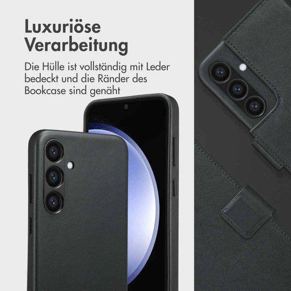 Accezz 2-in-1 Klapphülle aus Leder mit MagSafe Samsung Galaxy S23 FE - Onyx Black