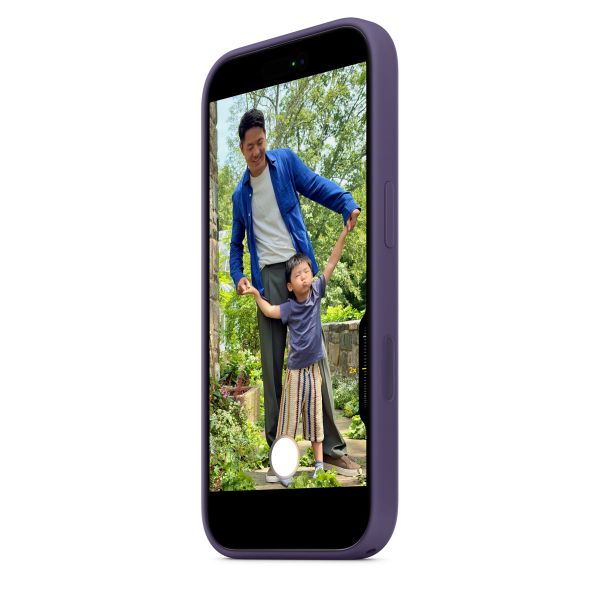 Apple Silikonhülle mit MagSafe Apple iPhone 17 - Purple Fog