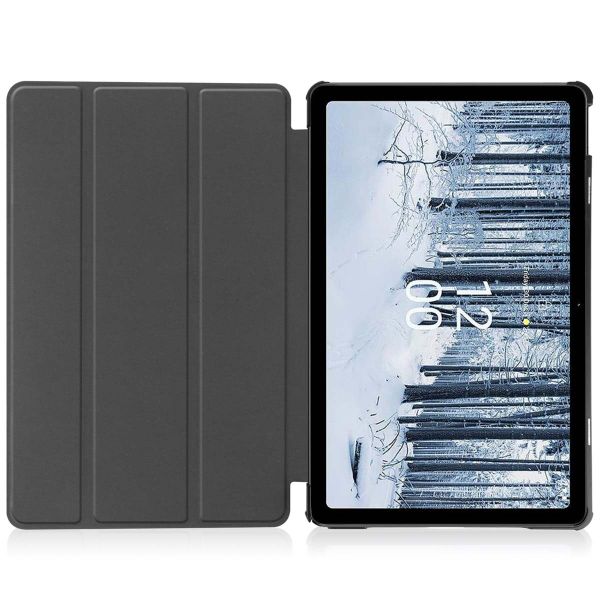 imoshion Trifold Klapphülle Nokia T21 - Dunkelblau