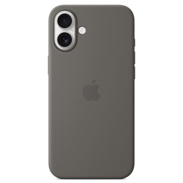 Apple Silikon-Case MagSafe für das Apple iPhone 16 Plus - Stone Gray
