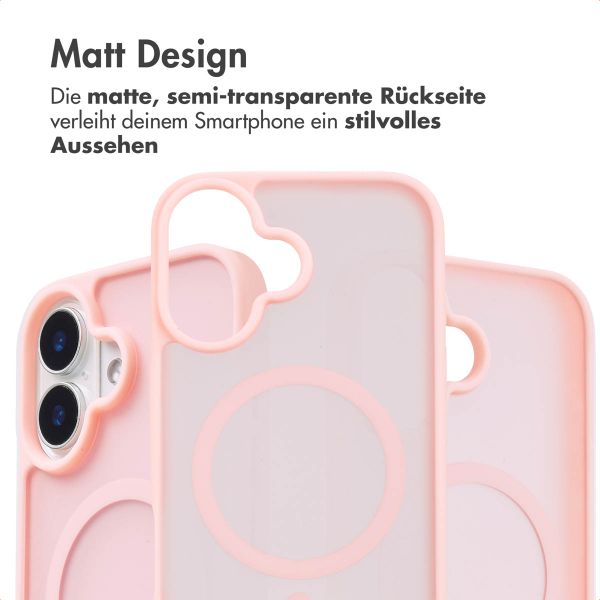 imoshion Color Guard Back Cover mit MagSafe für das iPhone 16 - Hellrosa