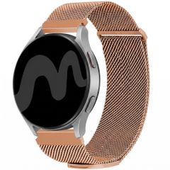 imoshion Magnetisches Milanaise Armband -   Universelle 20 mm Anschluss - Größe M - Rosé gold