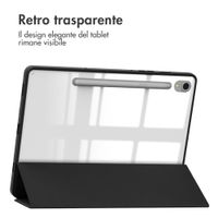 imoshion Trifold Hardcase Klapphülle Samsung Galaxy Tab S9 11.0 Zoll - Schwarz