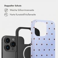 Selencia Vivid Rückabdeckung mit MagSafe Apple iPhone 15 Pro - Happy Dots Digital Sky