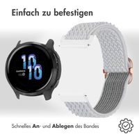 imoshion Elastisches Nylonarmband -   Universelle 22 mm Anschluss - Weiß