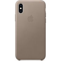 Apple Leder-Case Taupe für das iPhone Xs Max