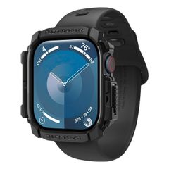 Spigen Rugged Armor™ Hülle für Apple Watch Series 10 - 42 mm - Matte Black