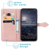 imoshion Mandala Klapphülle für das Nokia G11 / G21 - Rose Gold