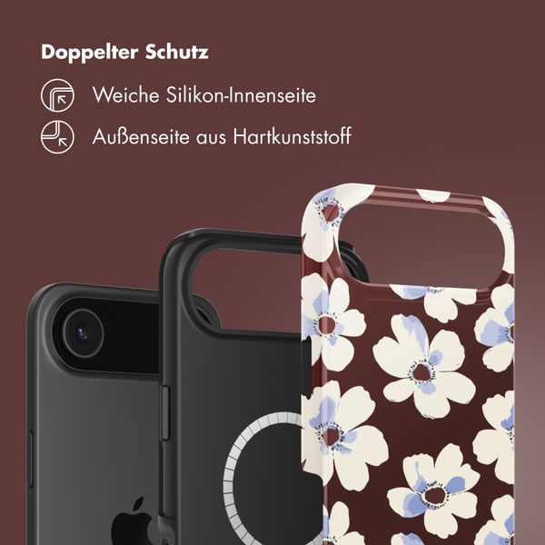 Selencia Vivid Rückabdeckung mit MagSafe Apple iPhone Air - Choco Flower Pop