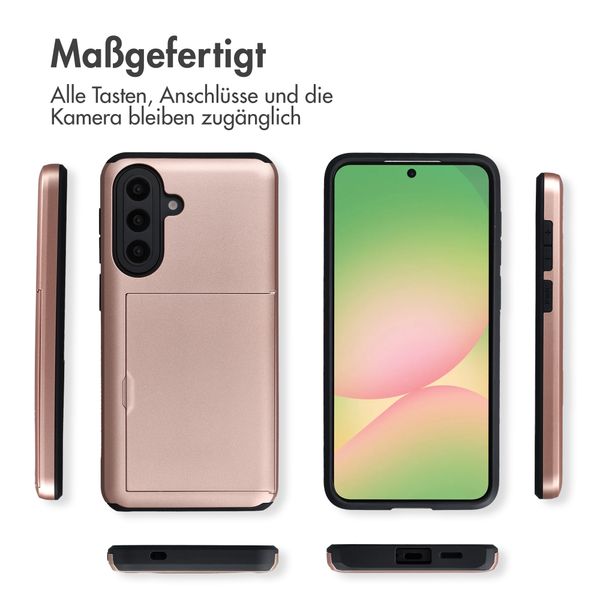 imoshion Backcover mit Kartenfach Samsung Galaxy A57 (5G) - Rose Gold