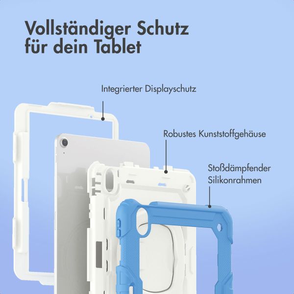imoshion Rugged Kindersicher Schutzhülle Apple iPad Air 11 Zoll (2025) M3 / (2024) M2 - Blau