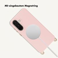 Selencia Rivièra Backcover mit MagSafe mit abnehmbaren Haken Samsung Galaxy A37 (5G) - Sorbet Pink
