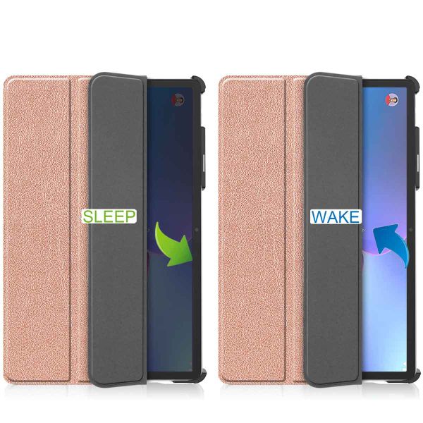 imoshion Trifold Klapphülle Lenovo Tab P11 Pro (2nd gen) - Rosé gold